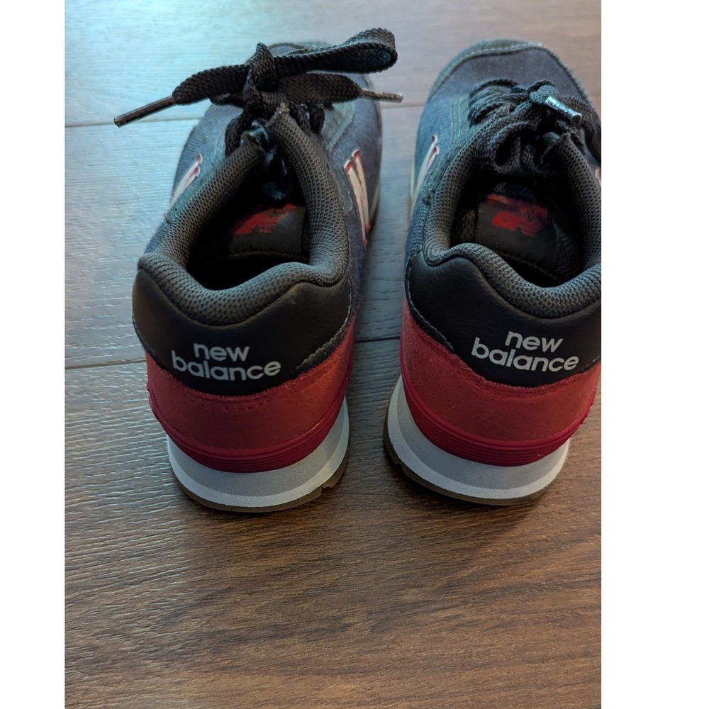 New Balance 515 Boys Navy Blue Red Denim Sneakers YC515DP Size 12.5 US - Picture 4 of 6